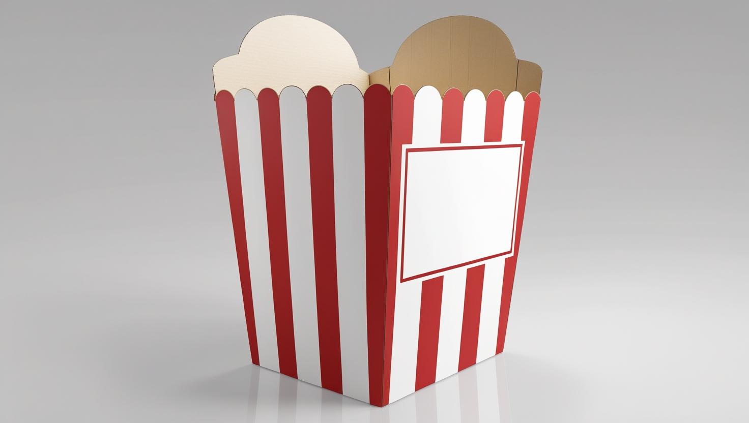 Custom Large Popcorn Boxes - Image 1